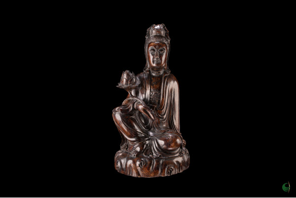Lotus holding Guanyin
