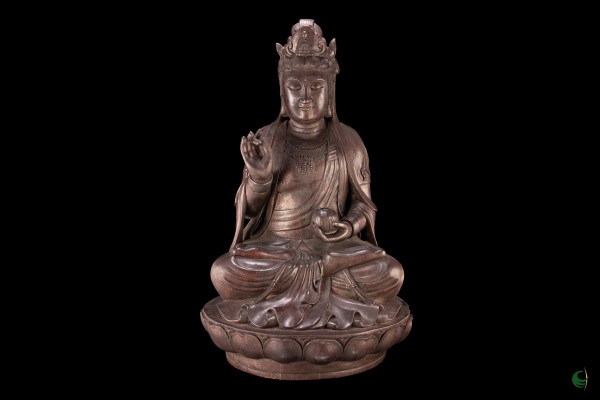 Lotus holding Guanyin