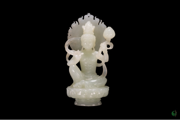 Lotus holding Guanyin