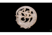 Curly Tail Dragon Shape Pendant