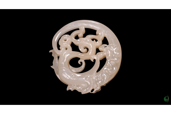 Curly Tail Dragon Shape Pendant