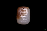 Dragon and Phoenix Jade Pendant