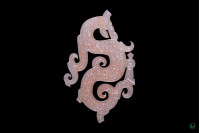 S-shaped Dragon Standing Human Pendant