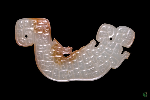 Tiger Shaped Jade Charm