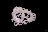 Dragon and Phoenix Jade Pendant