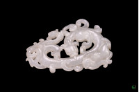 Dragon and Phoenix Jade Pendant