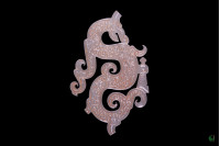 S-shaped Dragon Standing Human Pendant