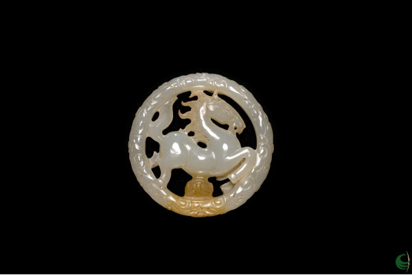 Round Ring Horse Pendant