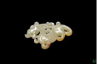 Dragon-Shaped Yellow Jade Pendant