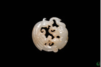 Dragon Phoenix Jade Pendant