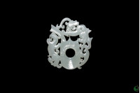 Dragon Phoenix Chicken Heart Pendant (Taiwei Constellation)