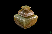 Han Dynasty "Queen Mother of the West" Alchemical Jade Vessel