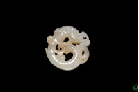 Jade Dragon Pendant from Belt for Imperial Court