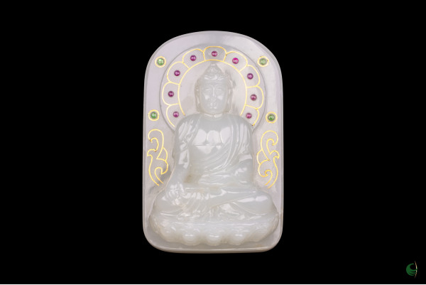 Medicine Buddha Jade Tablet Medicine Buddha Jade Tablet