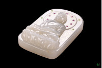 Medicine Buddha Jade Tablet