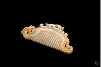 Jade Comb with Dragon and Phoenix patterns