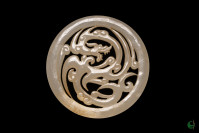 Dragon and Phoenix Jade Pendant